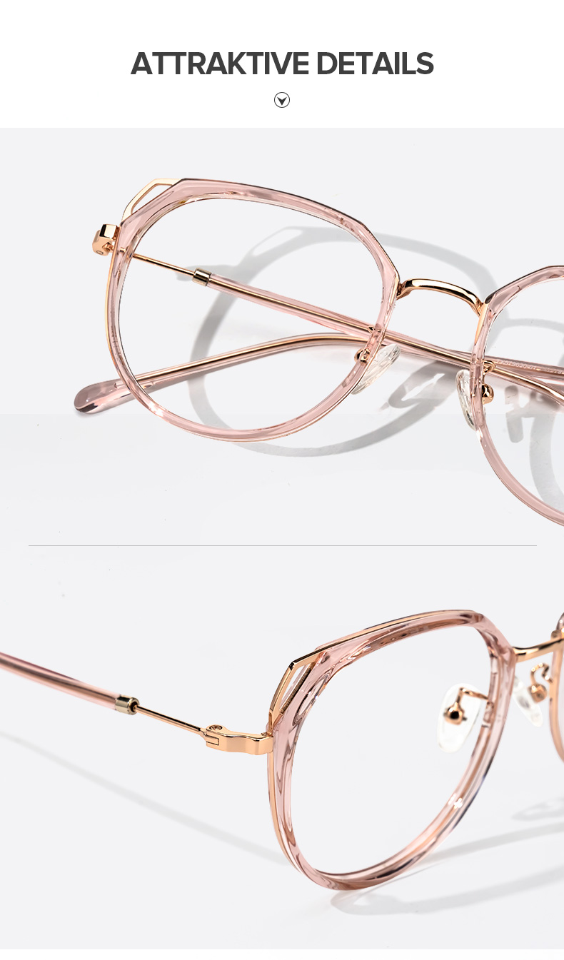 Ofelia Rosa Geometrisch Brille