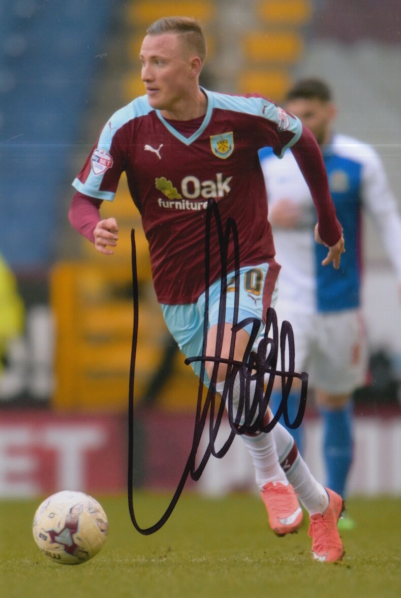 BURNLEY HAND SIGNED FREDRIK ULVESTAD 6X4 Photo Poster painting 2.