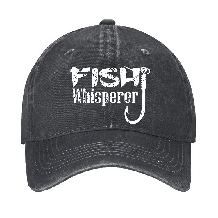 Fish Whisperer Funny Fishing Hat