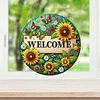 Welcome Sunflower Double Sided - 5D DIY Pendant