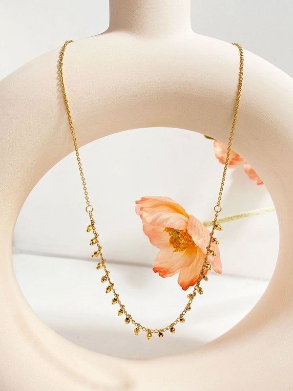 Basic Classic Style Geometric 304 Stainless Steel 18K Gold Plated Plating Necklace