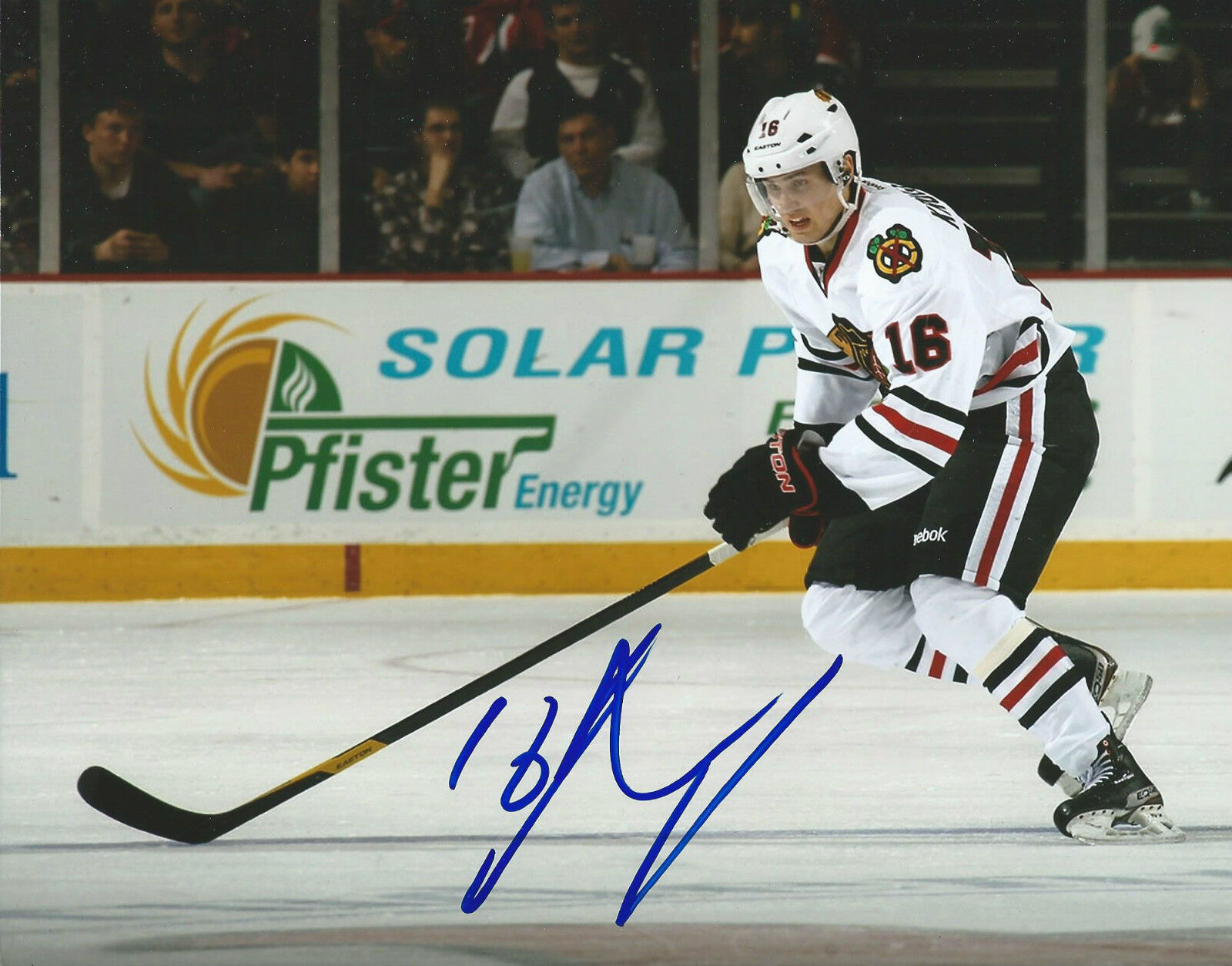 **GFA Chicago Blackhawks *MARCUS KRUGER* Signed 8x10 Photo Poster painting MH1 COA**