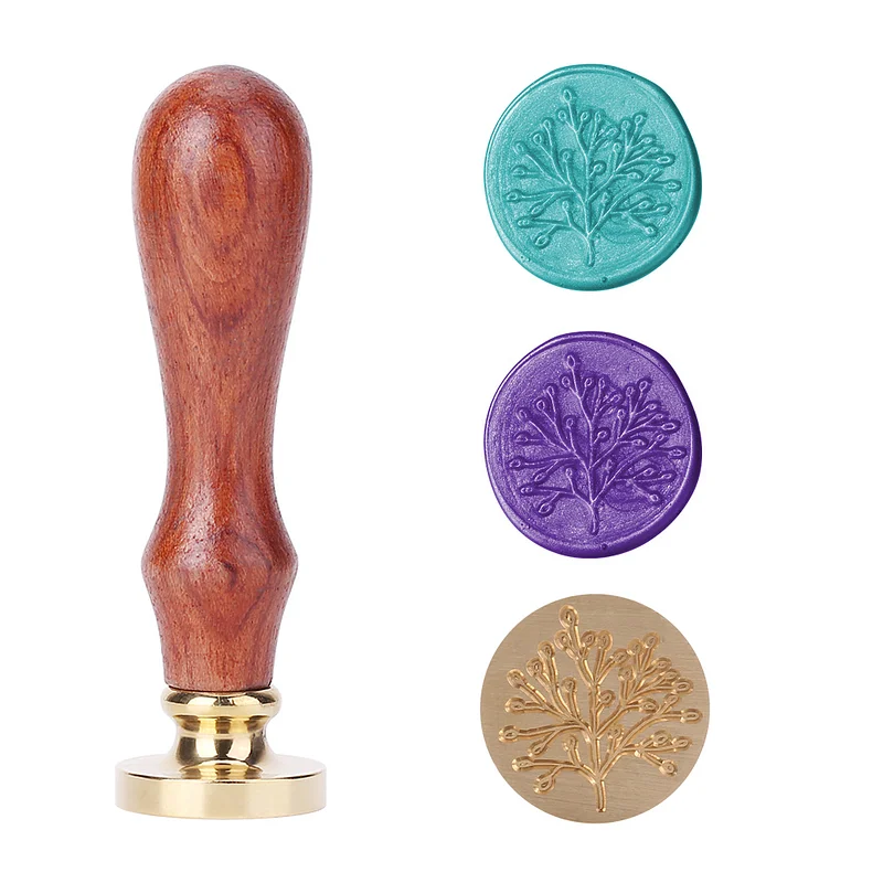 Wax Seal Stamp Set Lacquered Stamp Sealing Wax Kit DIY Craft Art Decoration  Tool