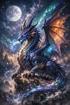 Luxury AB Velvet Diamond Painting Kit - Dragon