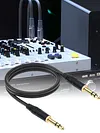 1/4 Inch TRS Cable 6.35mm Male to Male Stereo Jack Balanced Audio Path Cord