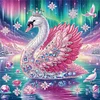 DIY Partial Special Shaped Drill Diamond Painting-Swan