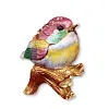 Metal enamel cartoon cute bird home decoration storage box