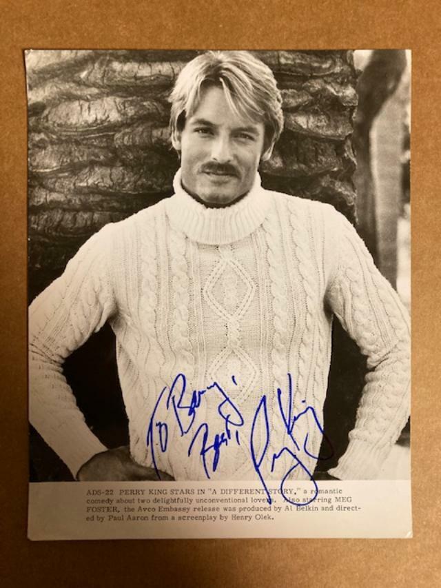 Perry King Actor Signed 8x10 Stunning Photo Poster painting - Auction House/JSA COA