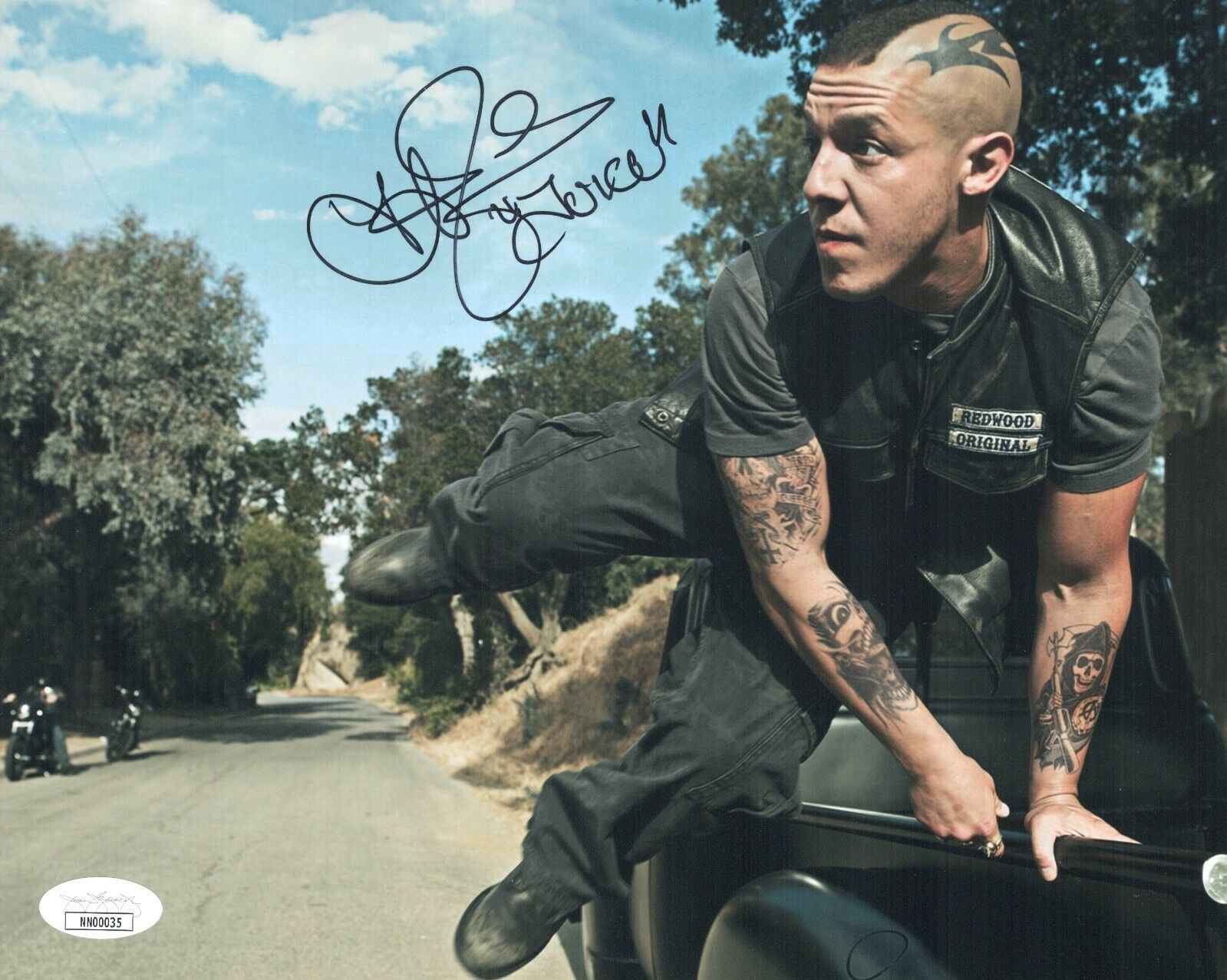 THEO ROSSI Signed SONS OF ANARCHY / JUICE 8x10 Photo Poster painting JSA COA