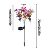 2 Pack Solar Butterfly Stake Light LED Garden Light Auto On/Off for Yard Pathway