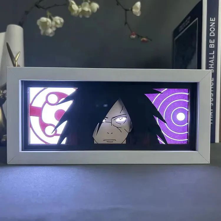 3D LED Box Light - Naruto-Madara