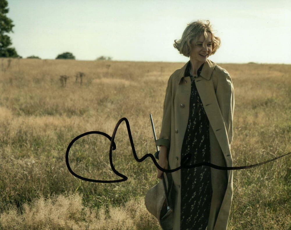 CAREY MULLIGAN SIGNED AUTOGRAPH 8X10 Photo Poster painting - PROMISING YOUNG WOMAN DRIVE THE DIG