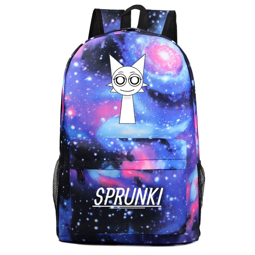 Mayoulove Sprunki Backpack Lightweight Design With Multiple Pockets For School Adventures-Mayoulove