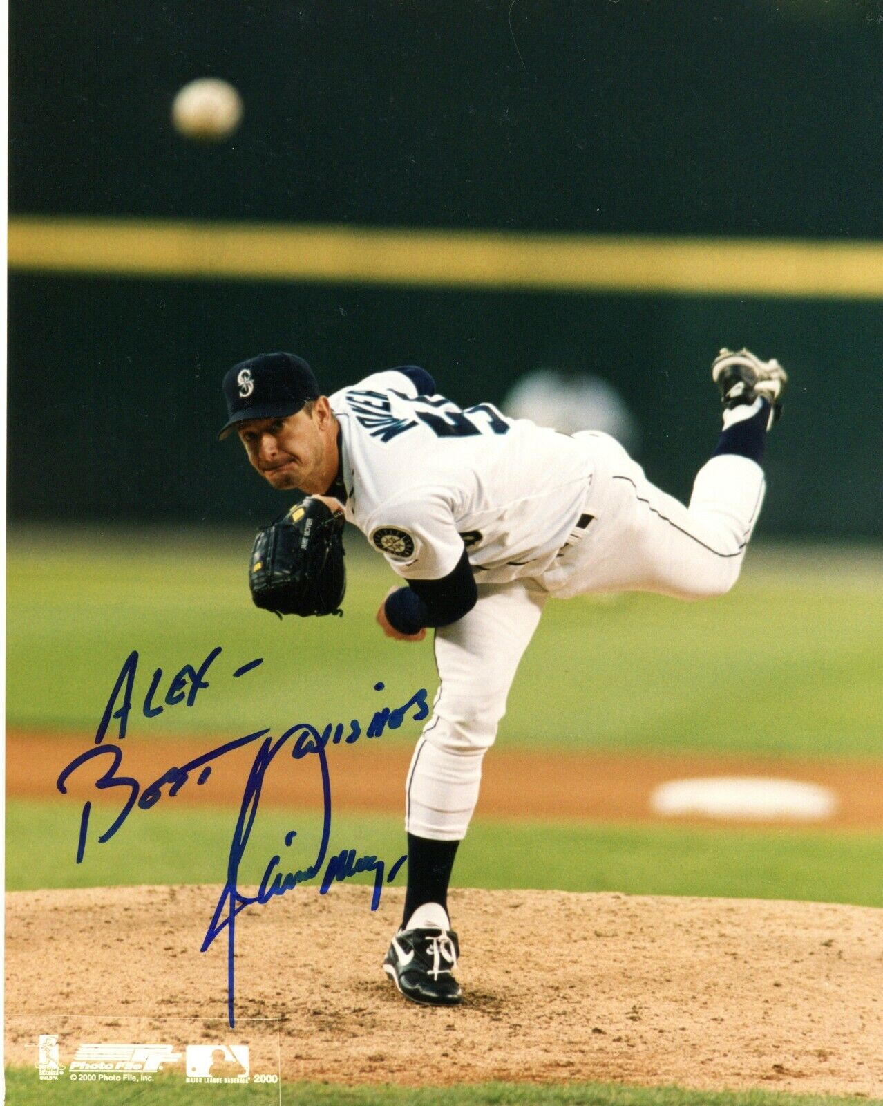 Jamie Moyer Autographed Signed To Alex