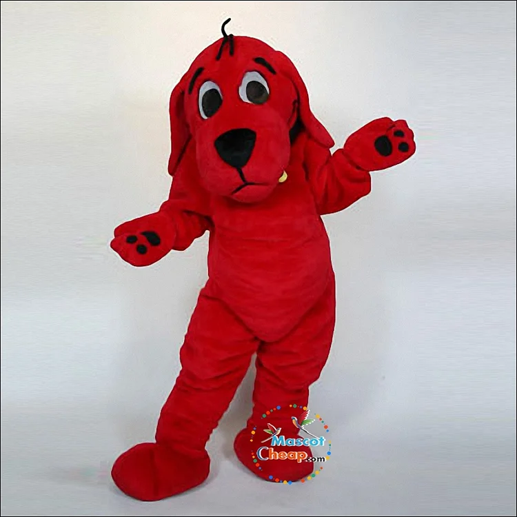 Clifford the Big Red Dog Mascot Costume