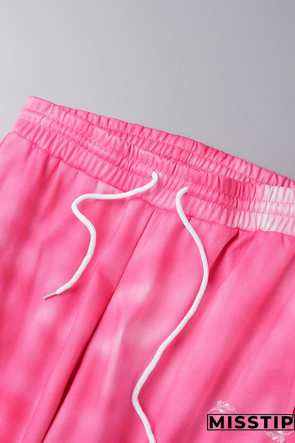 Pink Casual Street Print Patchwork O Neck Long Sleeve Two Pieces