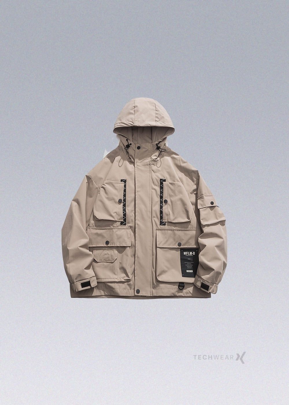 Dark Windproof Jacket Techwear - X techwear-x