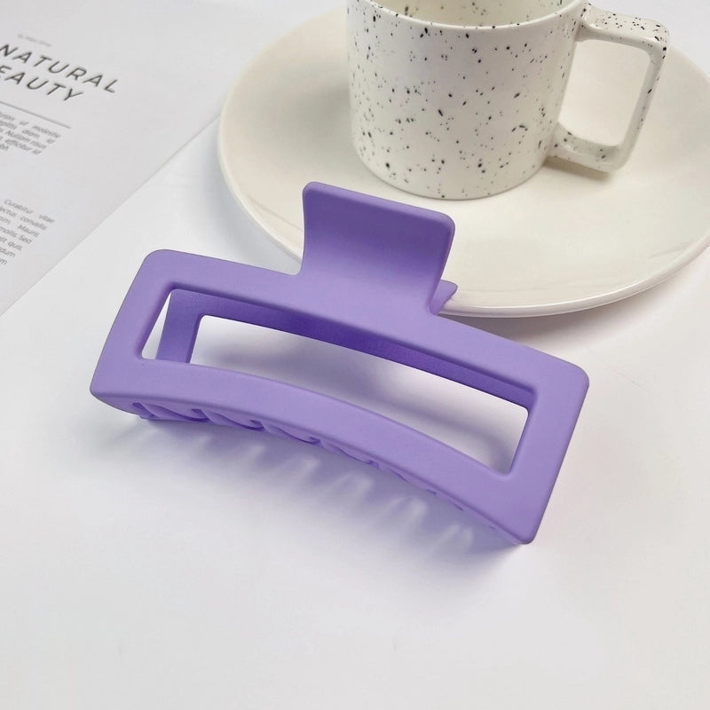 Women’s IG Style Solid Color Plastic Hair Claws