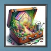 Diamond Painting-DIY Full Round Drill Gardening In Suitcase(40*40CM)