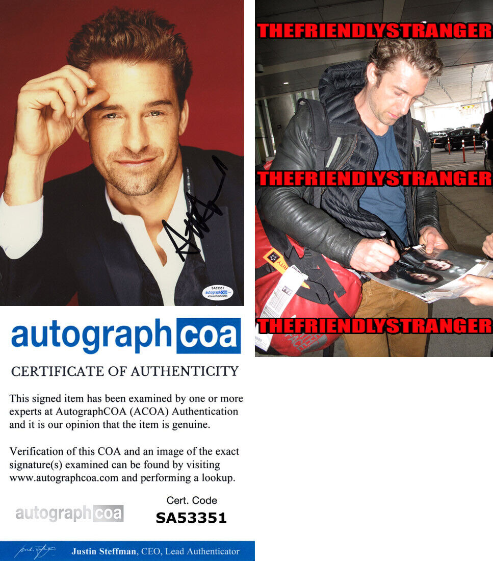 SCOTT SPEEDMAN signed Autographed 8X10 Photo Poster painting PROOF e HOT Grey's Anatomy ACOA COA