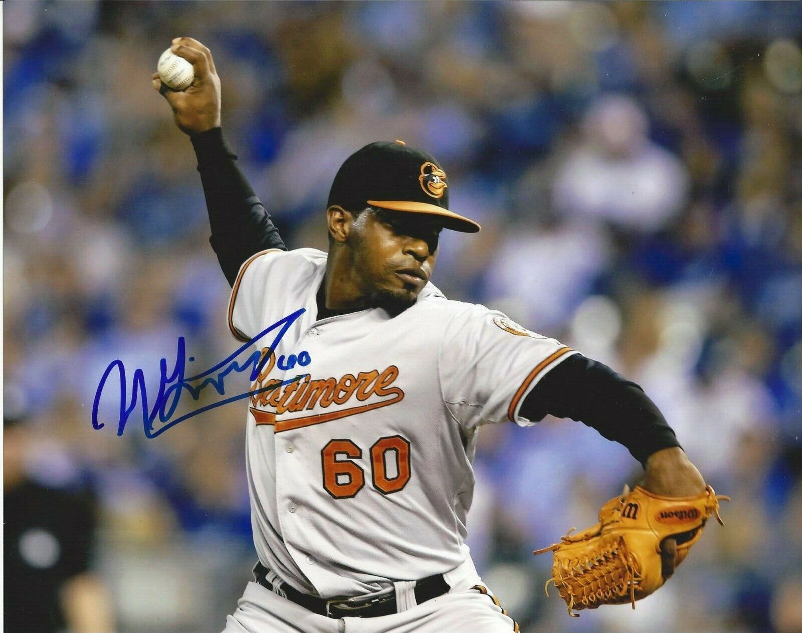 Mychal Givens Autographed 8x10 Baltimore Orioles#S688