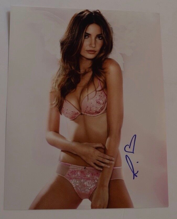 Lily Aldridge Signed Autographed 11x14 Photo Poster painting SI Swimsuit Model Hot Sexy COA VD