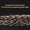 Earphone Wire Silver-Plated Copper OFC Copper Earphone Cable for TRN MT1 MAX TA4