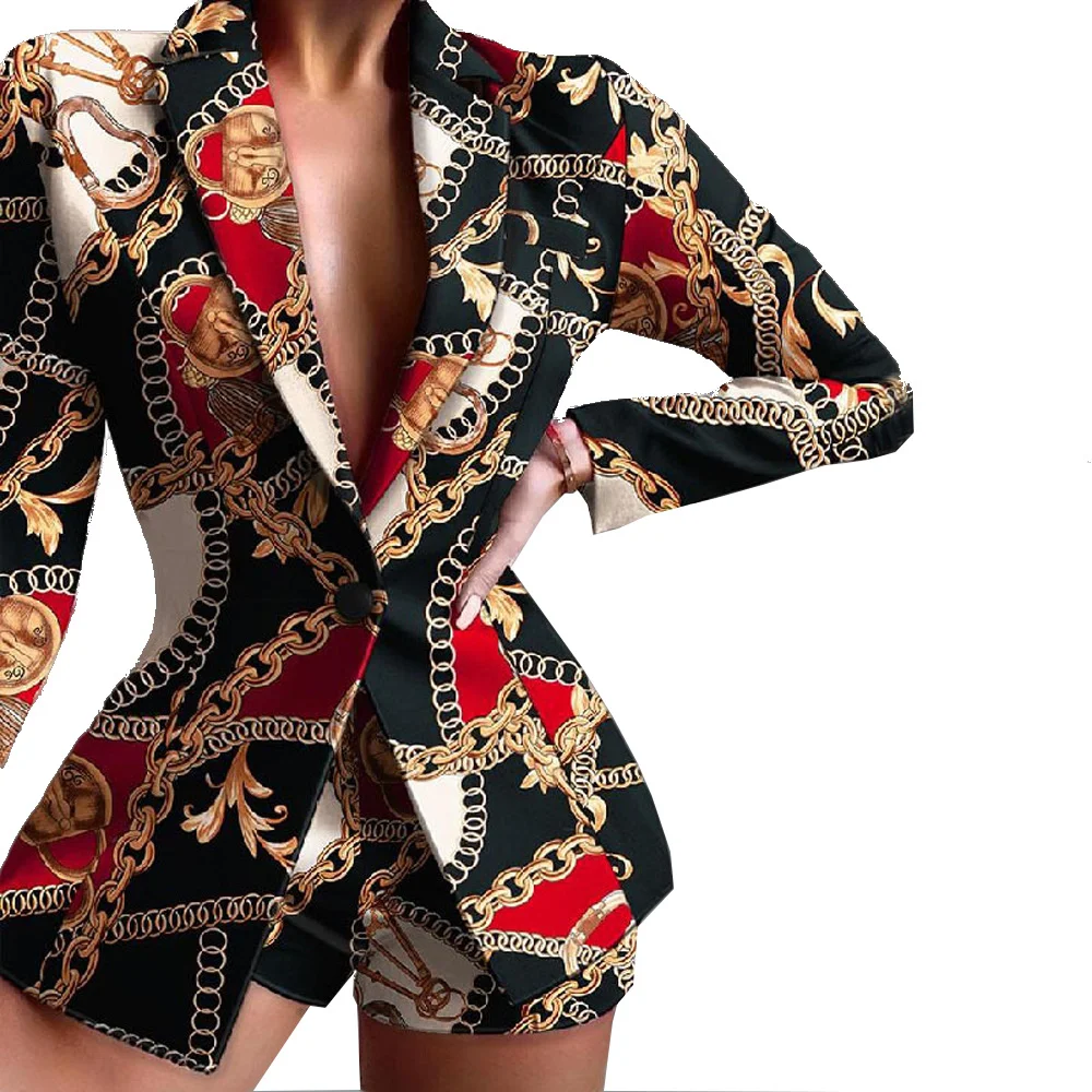 Nigikala Nigikala Women's New Fashion Suit Temperament Commuter Leisure Suit Shorts Two-Piece Set