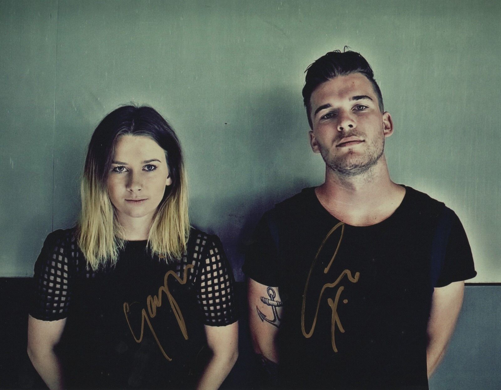 Broods band REAL hand SIGNED 8x10 Photo Poster painting #2 COA Georgia & Caleb Nott