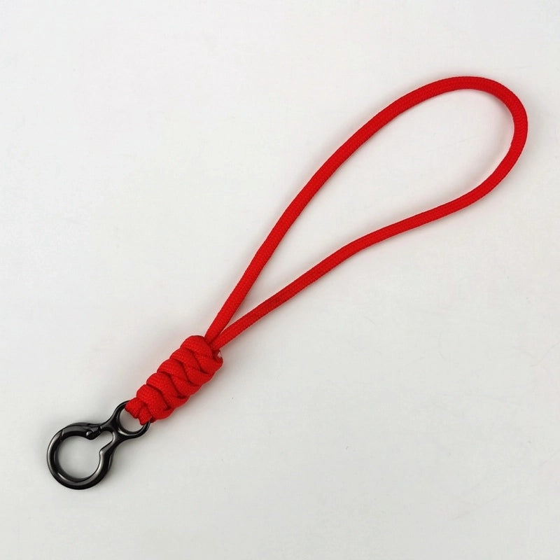 Key Chain 8-character Buckle Hand-woven Umbrella Rope Wrist Lanyard Racket Buckle Anti-loss Rope Car Household Tools Anti-loss