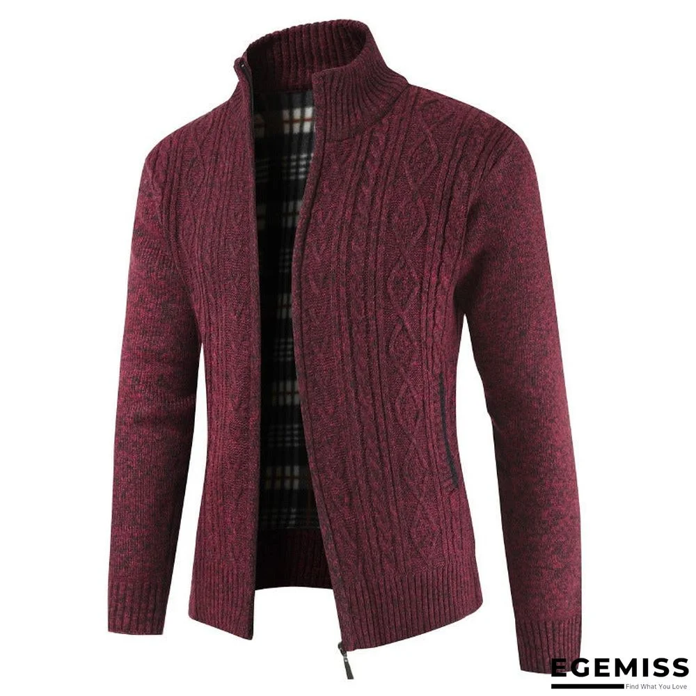 Men's Stand Collar Thick Sweater | EGEMISS