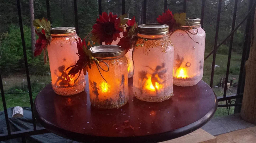 49% OFF🧚‍♀Fairies in Mason Jar, Fairy Lantern