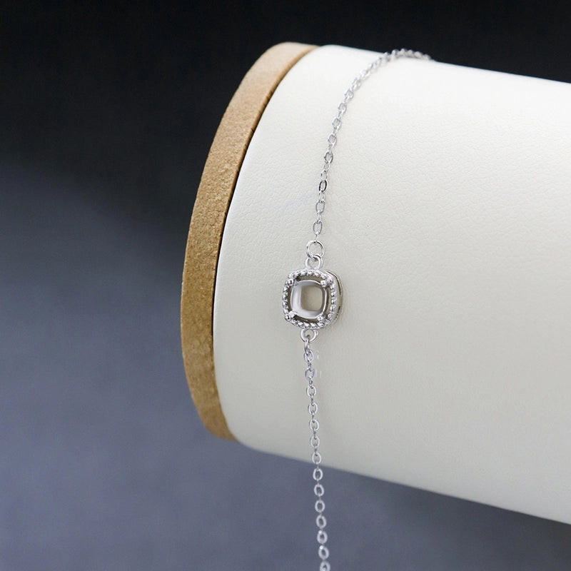 925 Sterling Silver Bracelets Minimalist