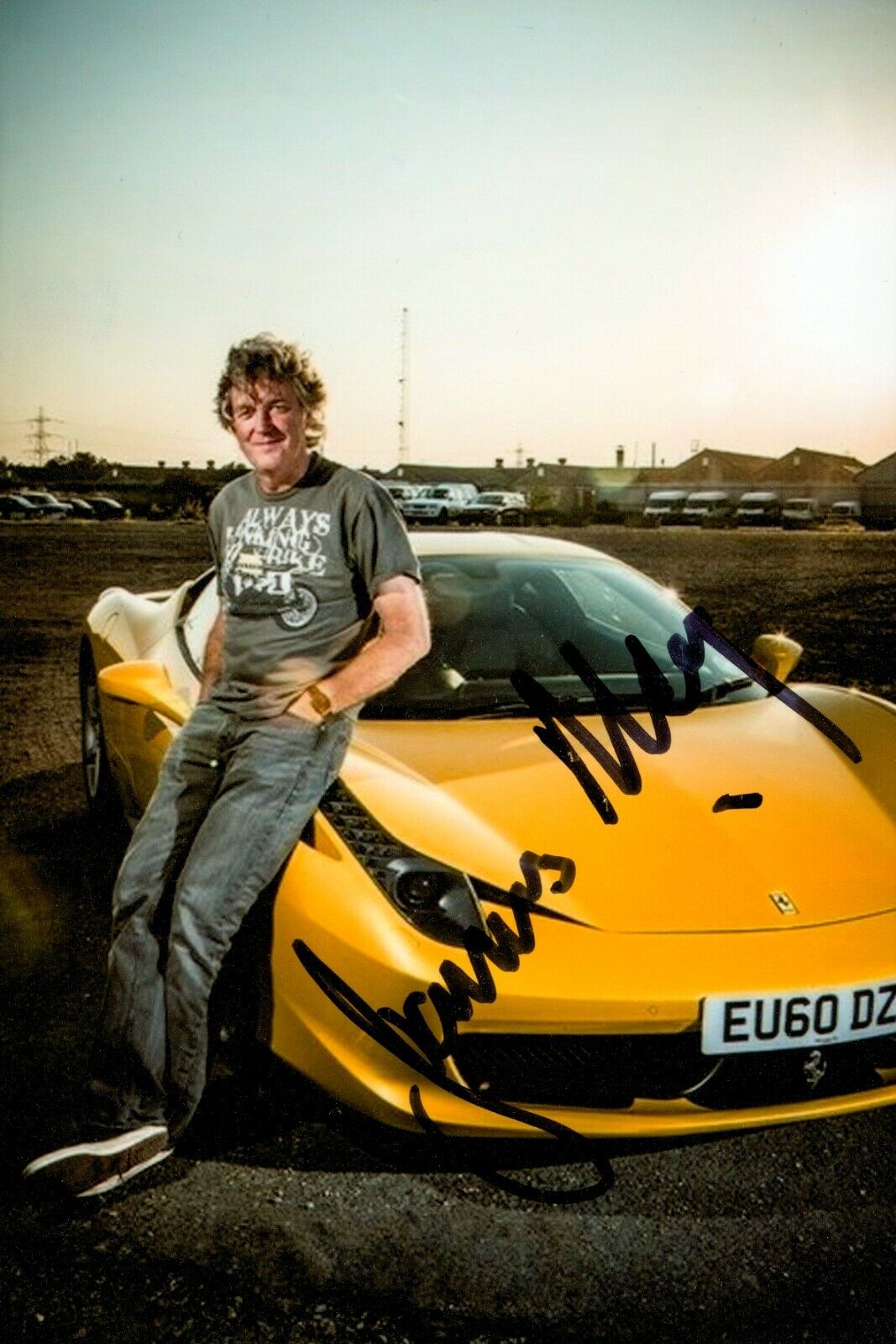 James May Signed 6x4 Photo Poster painting Top Gear The Grand Tour Co Presenter Autograph + COA