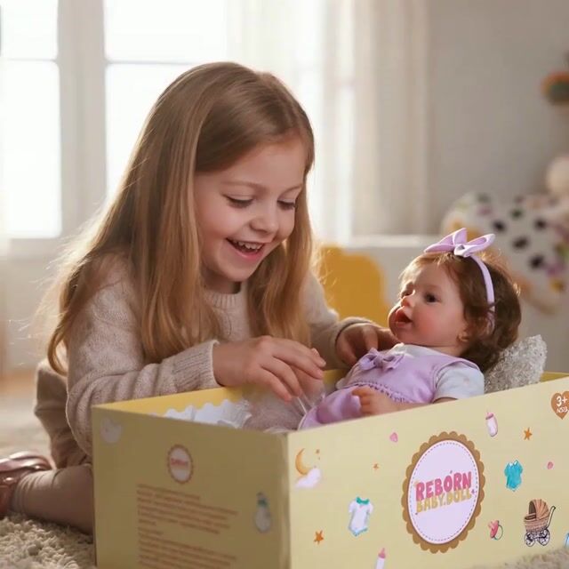 Babeside Smiling Reborn Baby Vead 20" Little Infant Girl Heartwarming Gift Building Lovely Memories