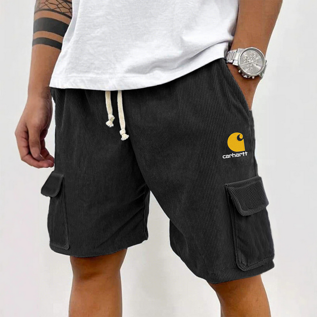  Stylish Cargo Shorts with Adjustable Drawstring and Functional Pockets