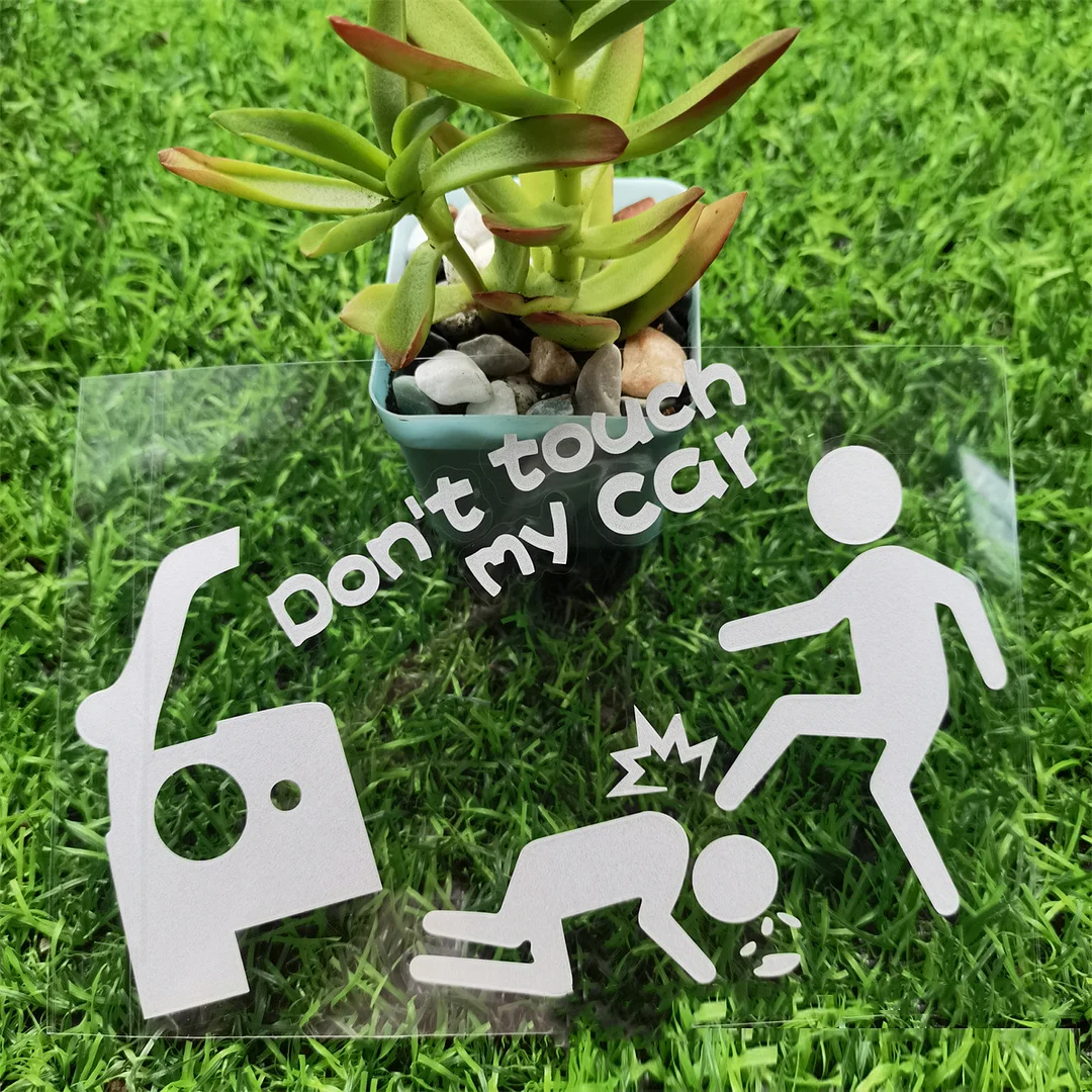 DON'T TOUCH MY CAR Sticker