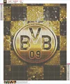 (Multi-Größe Rund/Vierkant) Fußball Borussia Dortmund - Volle Diamant Malerei