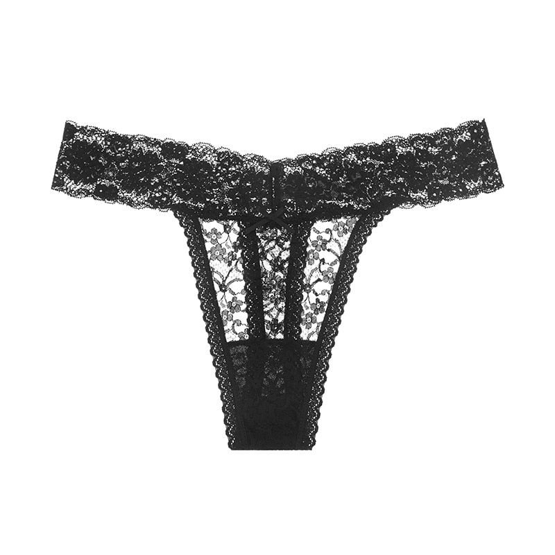 TERMEZY Amazing Women Lingerie G String Lace Underwear Femal Sexy T-back Thong Sheer Panties Japan Style Transparent Knickers