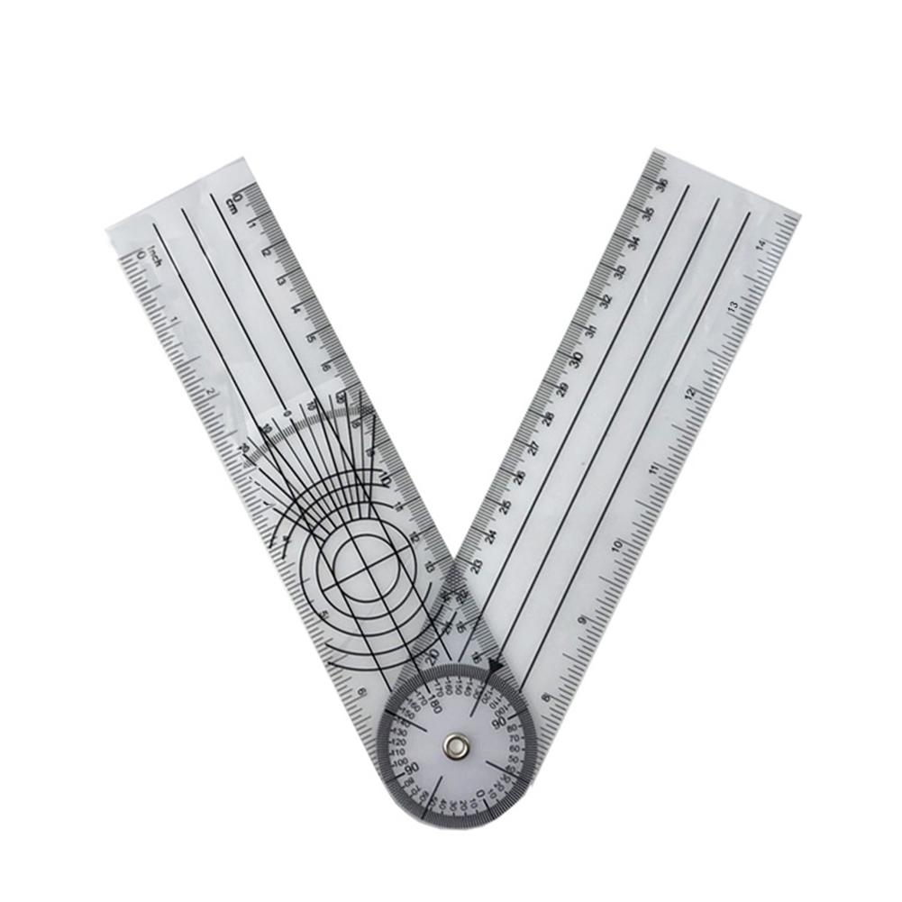 Multi-Ruler 360 Degree Goniometer Angle Medical Spinal Ruler Protractor от Cesdeals WW