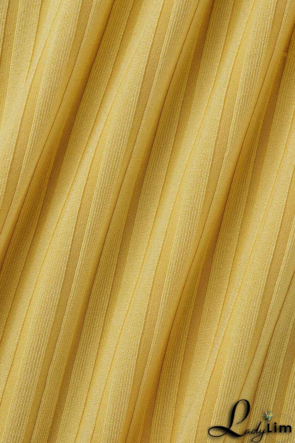 Golden Yellow Casual Print Patchwork U Neck Sleeveless Three Pieces