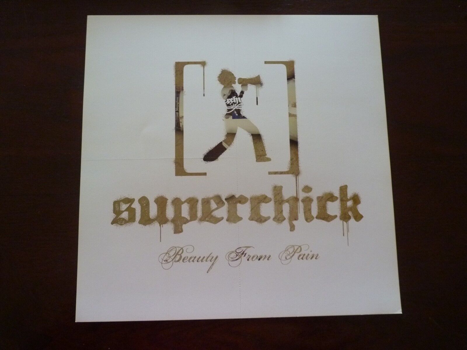 Superchick Beauty From Pain LP Record Photo Poster painting Flat 12X12 Poster