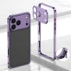 Seahorse Buckle Metal Frame Phone Case - Pure Frame, Breathable & Backless, Specialized Protective Cover for iPhone 17