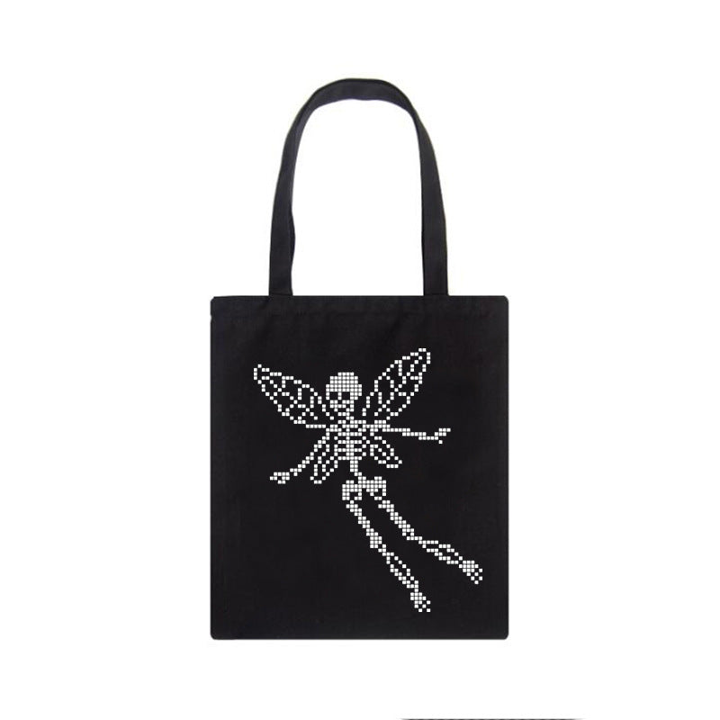 Llyge One-shoulder Student Fashion Portable Shopping Bag llyge
