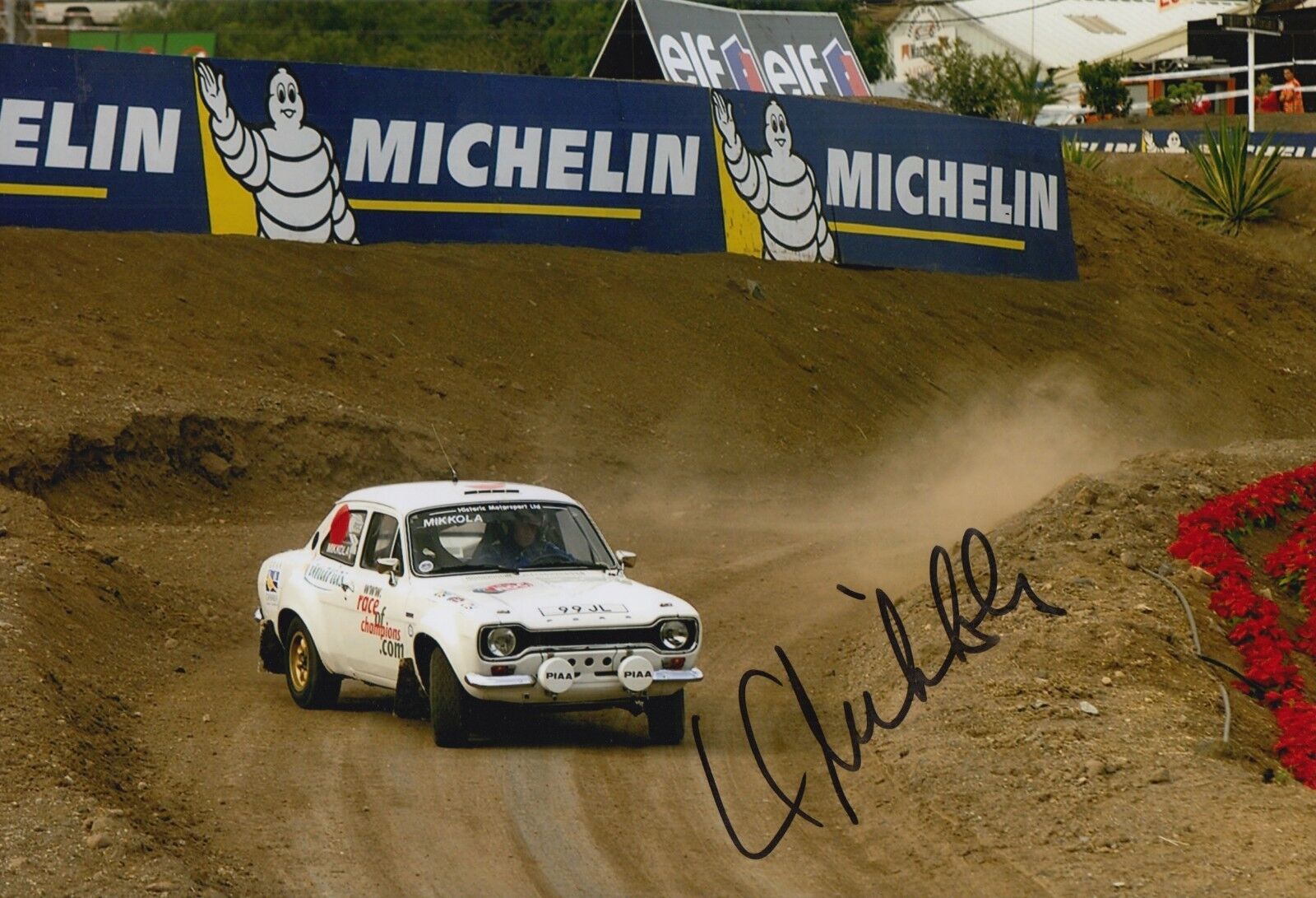 Hannu Mikkola Hand Signed 12x8 Photo Poster painting Ford Rally 6.
