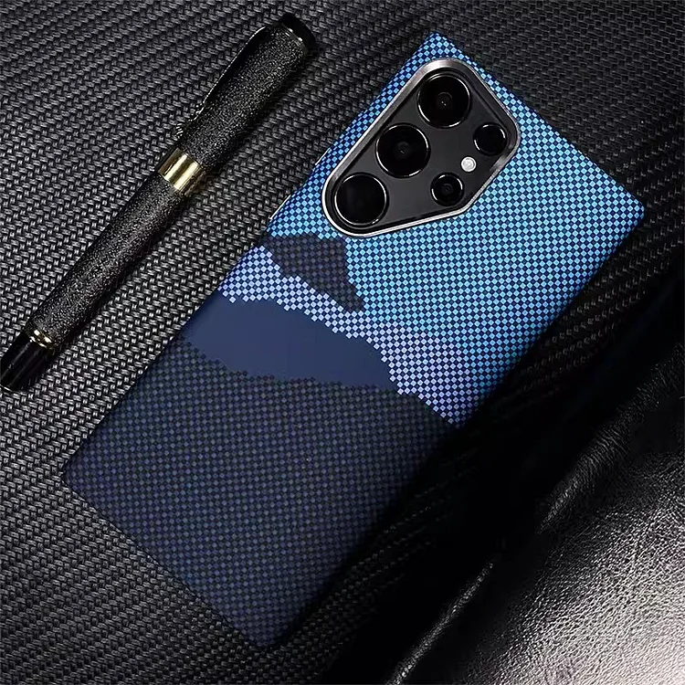 Magnetic Kevlar Carbon Fiber Pattern For Samsung  Etrgadget- Smartphone Cases & Covers | Accessories