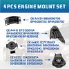 YBDDZH Engine Motor and Transmission Mount Kit, Compatible with 2006-2010 Mazda 5 2.3L & 2004-2009 Mazda 3 2.0L 2.3L(No Turbo) ,Replace OE A4418 A5312 A4404 A4405 Set of 4