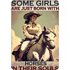 (Multi Style)Cowgirl - Vintage Metal Signs - 20*30cm/30*40cm - Western
