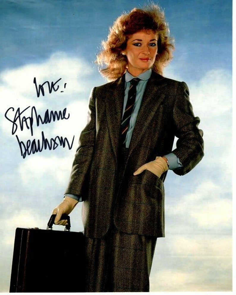 Stephanie beacham signed autographed connie Photo Poster painting