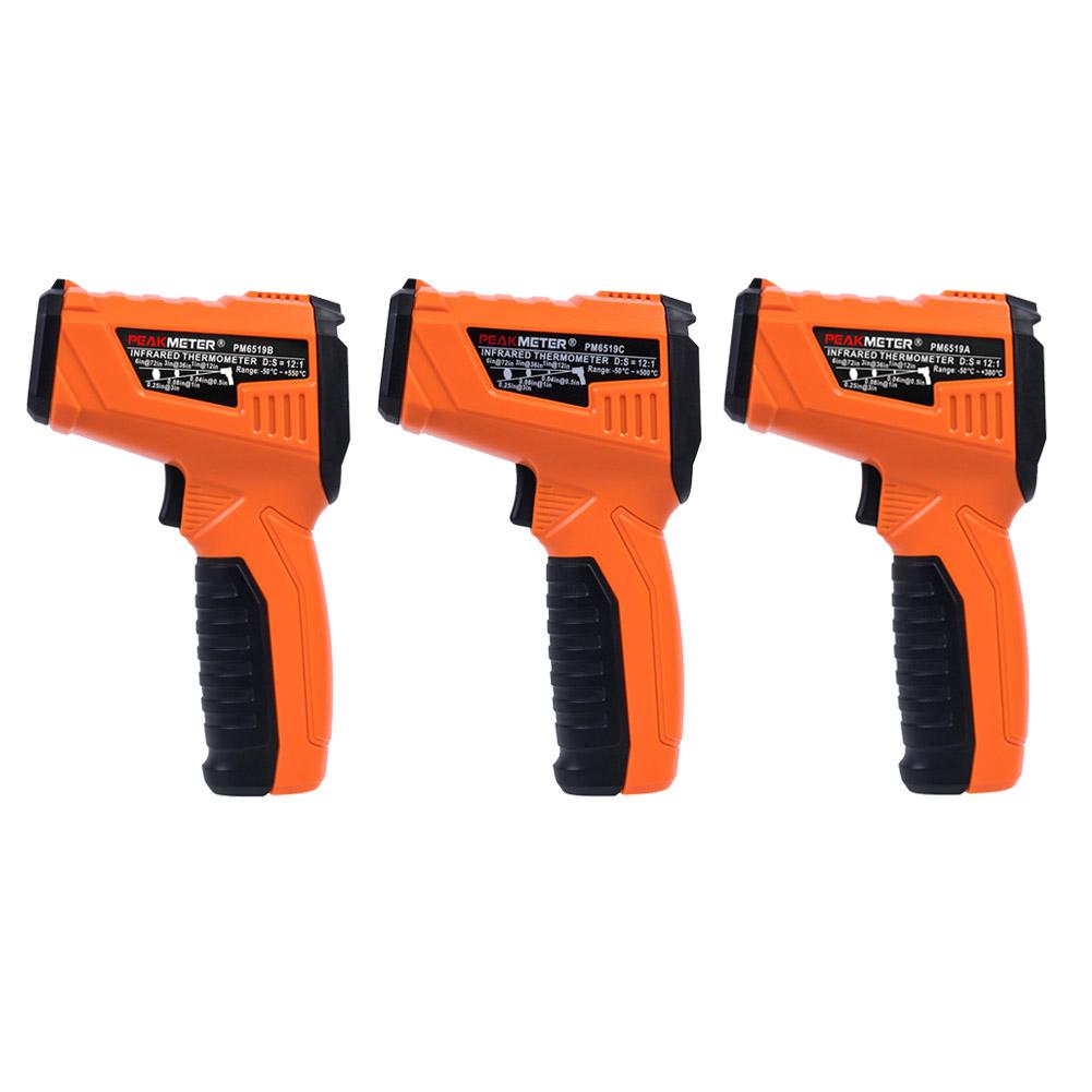 

Non-contact Digital Infrared Thermometer Hygrometer Handheld Pyrometer Gun, 6519c, 501 Original